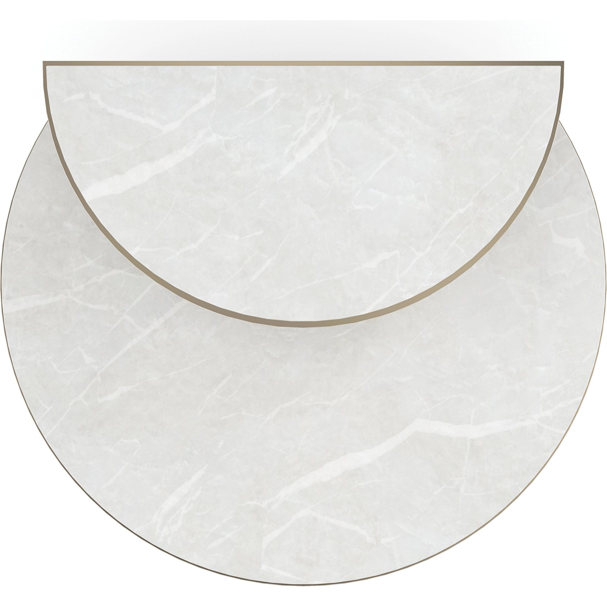 Touche' Light End Table by Caracole in white rhino and whisper of gold. Made from unique in a modern style.