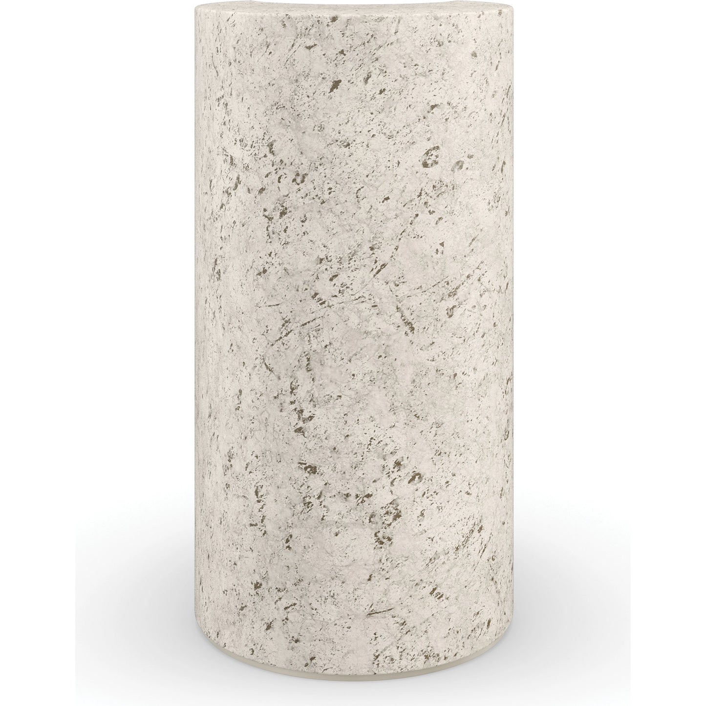 003 SI-2095939 | Additional Silo | Sun and Moon Spot Table by Caracole in bronze leaf. Made from stone, resin in a modern style.