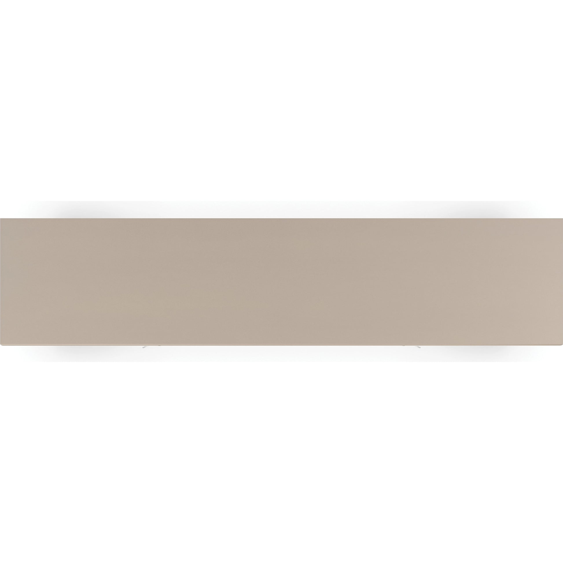 Corinthian Media Console by Caracole in sparkling argent, almond milk. Made from poplar in a modern style.