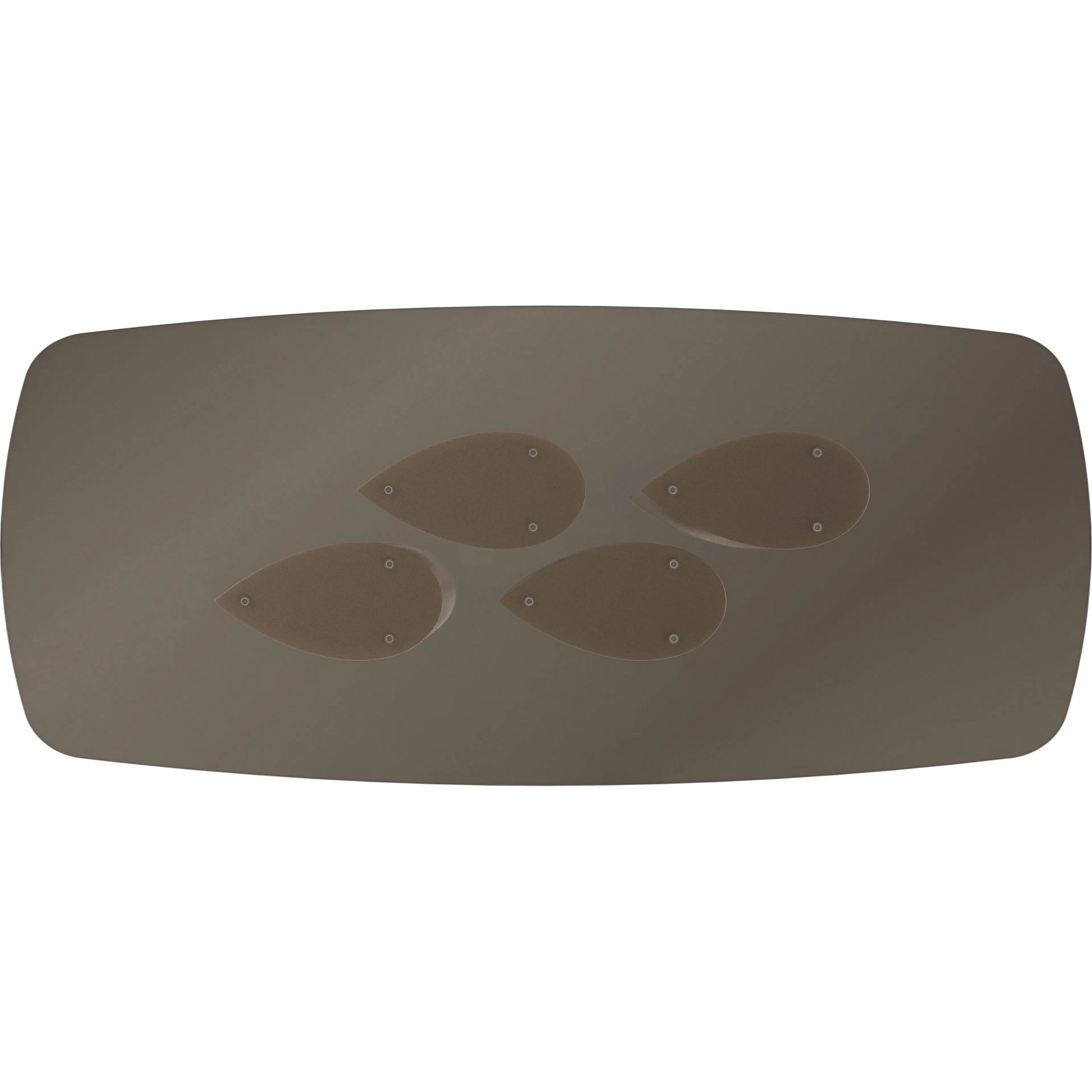 Aphelion Dining Table by Caracole in brushed whisper of gold. Made from metal, glass in a modern style.