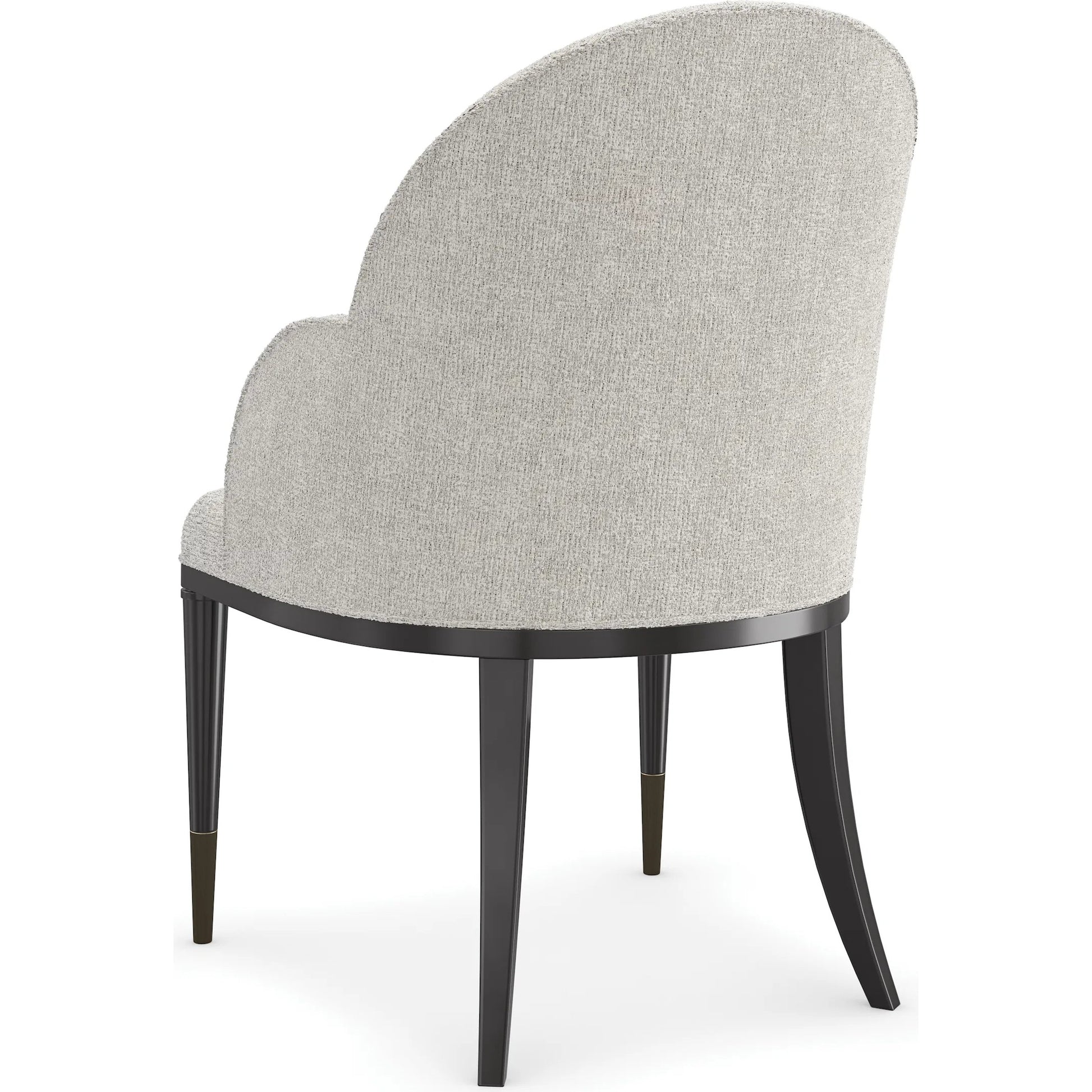 Nuage Casual Chair by Caracole in almost black. Made from asian hardwood in a modern style.