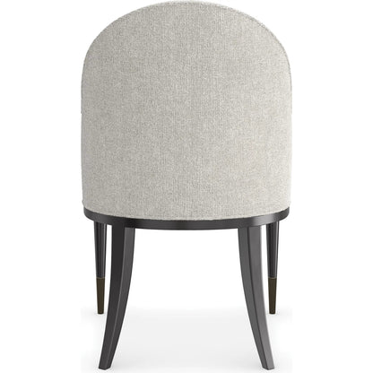 Nuage Casual Chair by Caracole in almost black. Made from asian hardwood in a modern style.