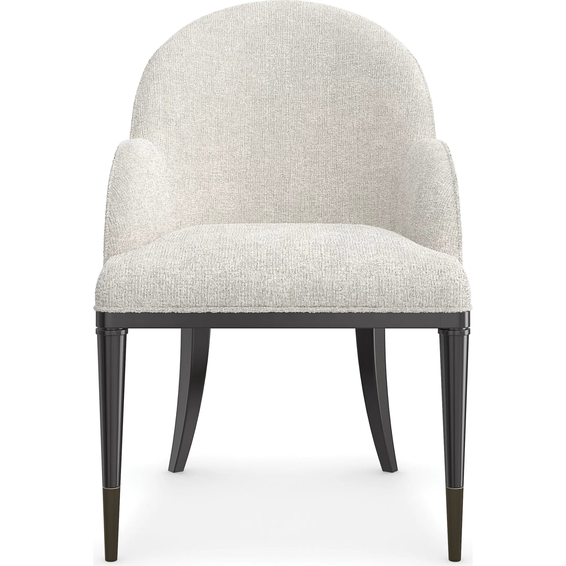 Nuage Casual Chair by Caracole in almost black. Made from asian hardwood in a modern style.