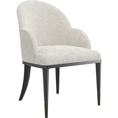 Nuage Casual Chair by Caracole in almost black. Made from asian hardwood in a modern style.