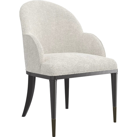 Nuage Casual Chair by Caracole in almost black. Made from asian hardwood in a unique style.