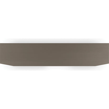 Axis Media Console by Caracole in warm reflections, oyster. Made from acacia, glass in a unique style.
