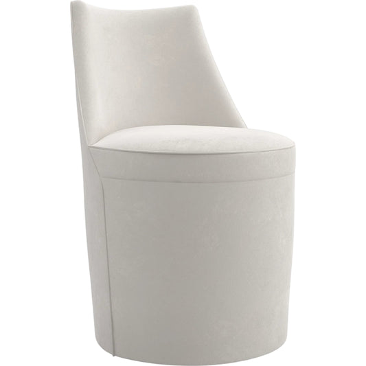 001 SI-2528136 | Primary Silo | Barrel Roll Dining Chair by Caracole in cream. Made from unique in a transitional style.