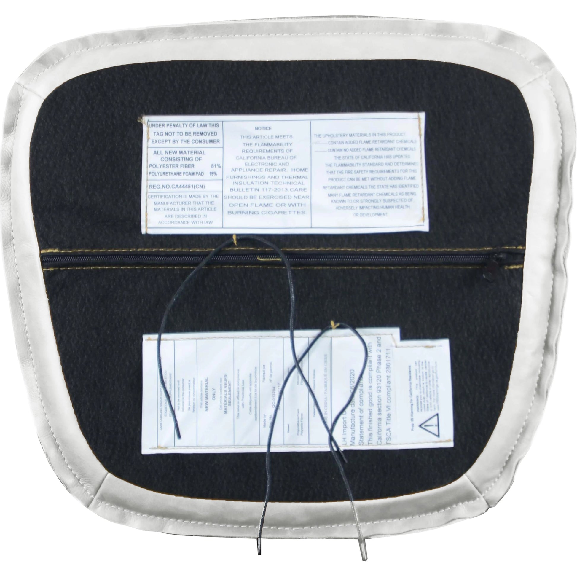 Metal Crossback Leather Seat Cushion by LH Imports. Made from leather, pu foam, polyester fiber in a cottage & farmhouse style.