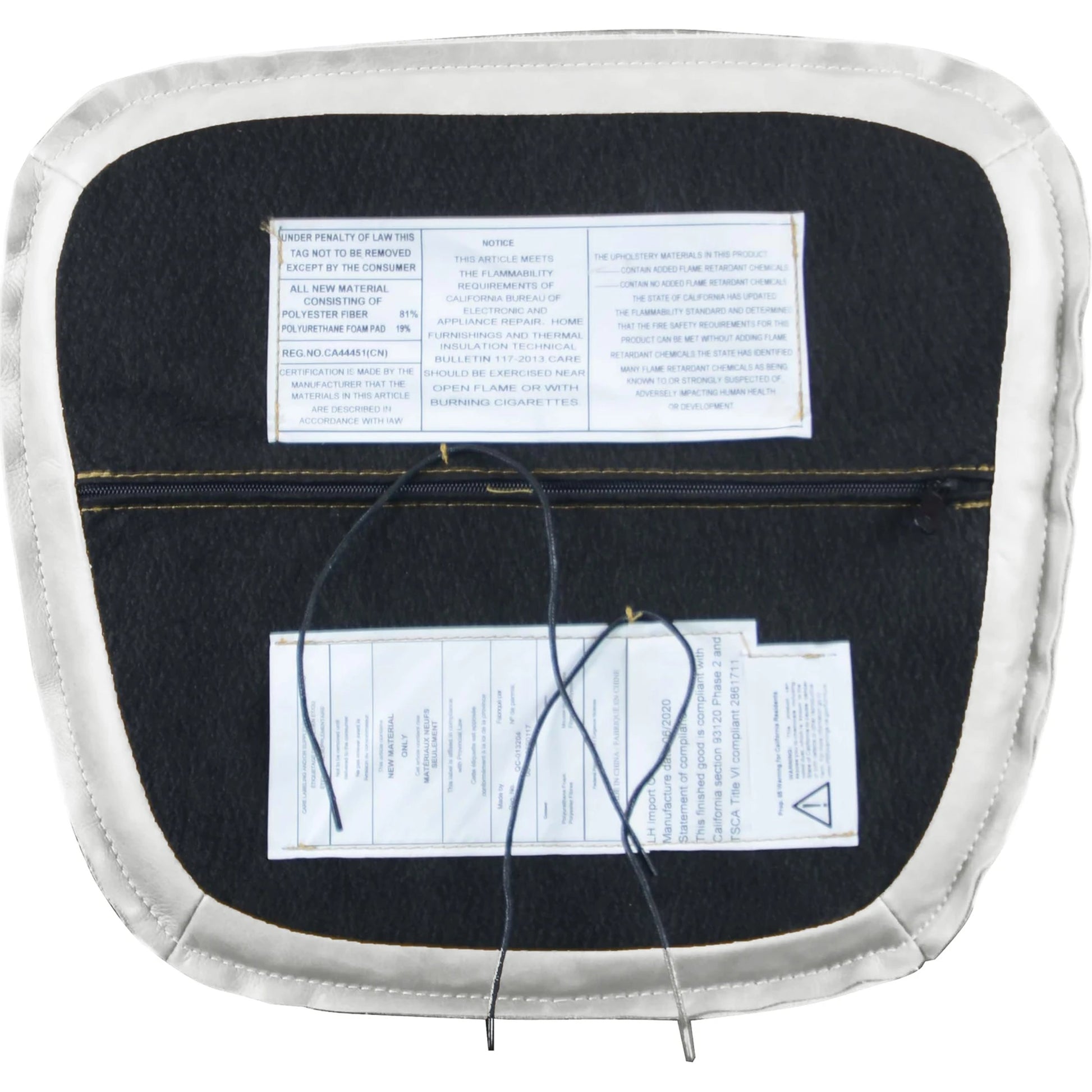 Metal Crossback Leather Seat Cushion by LH Imports. Made from leather, pu foam, polyester fiber in a cottage & farmhouse style.