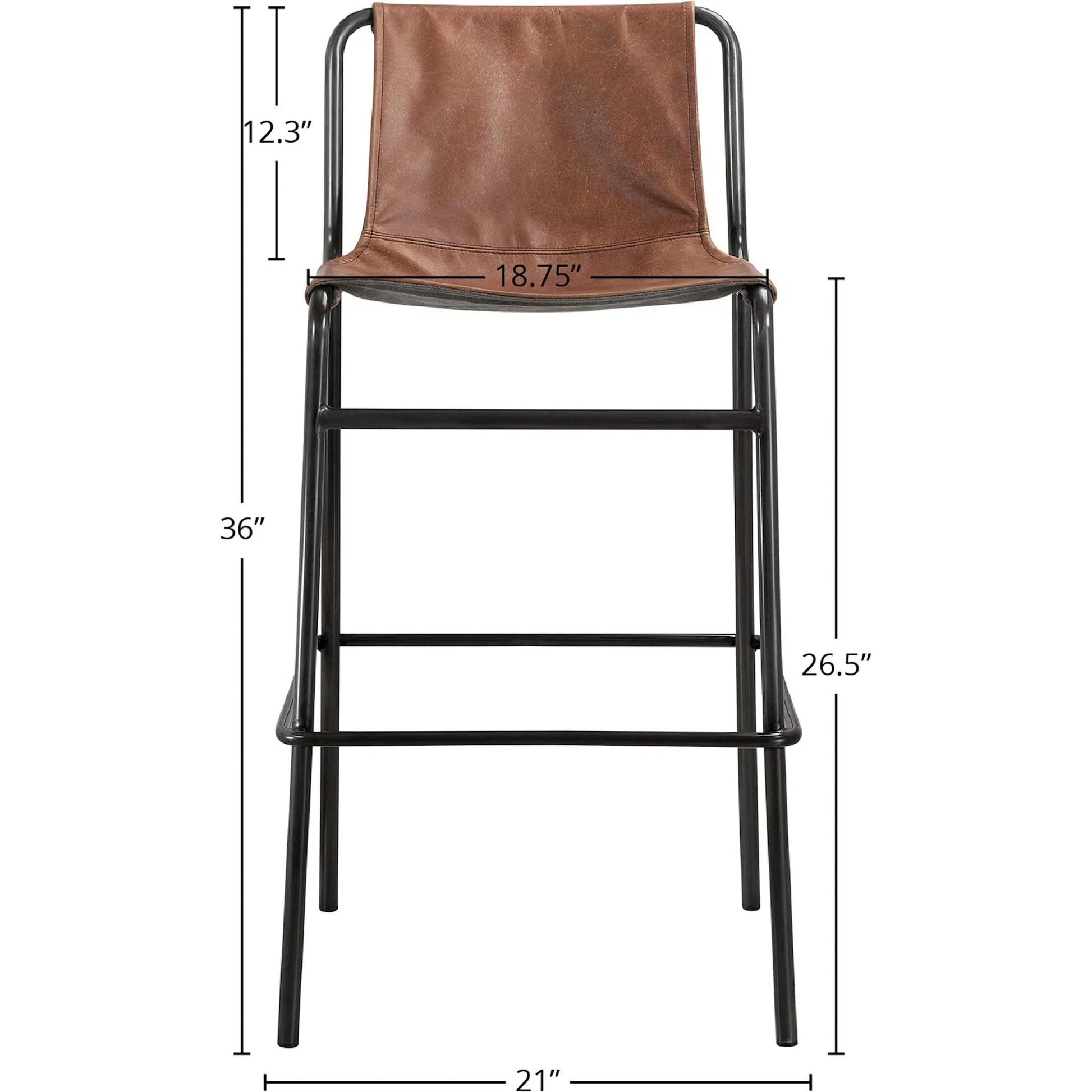 Duke Counter Stool (Set of 2) by LH Imports in brown, black, light brown and light black. Made from unique in a traditional style.