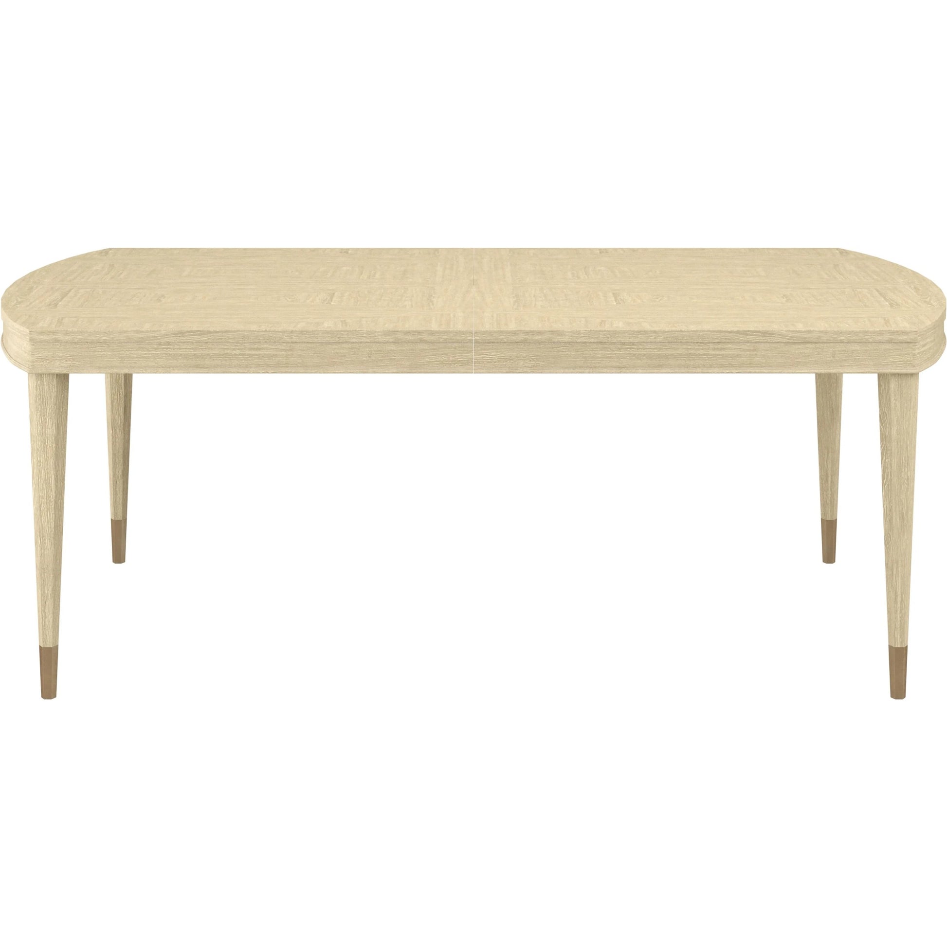 Eave Rectangular Dining Table by A.R.T. Furniture in sundrenched oak. Made from parawood solids, white oak veneer in a transitional style.
