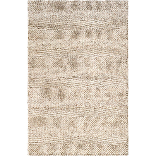 Cloud 19 Rug - 495852 by Livabliss in light grey, sterling grey, khaki, sage. Made from face: 100% wool, warp: 100% cotton in a unique style.