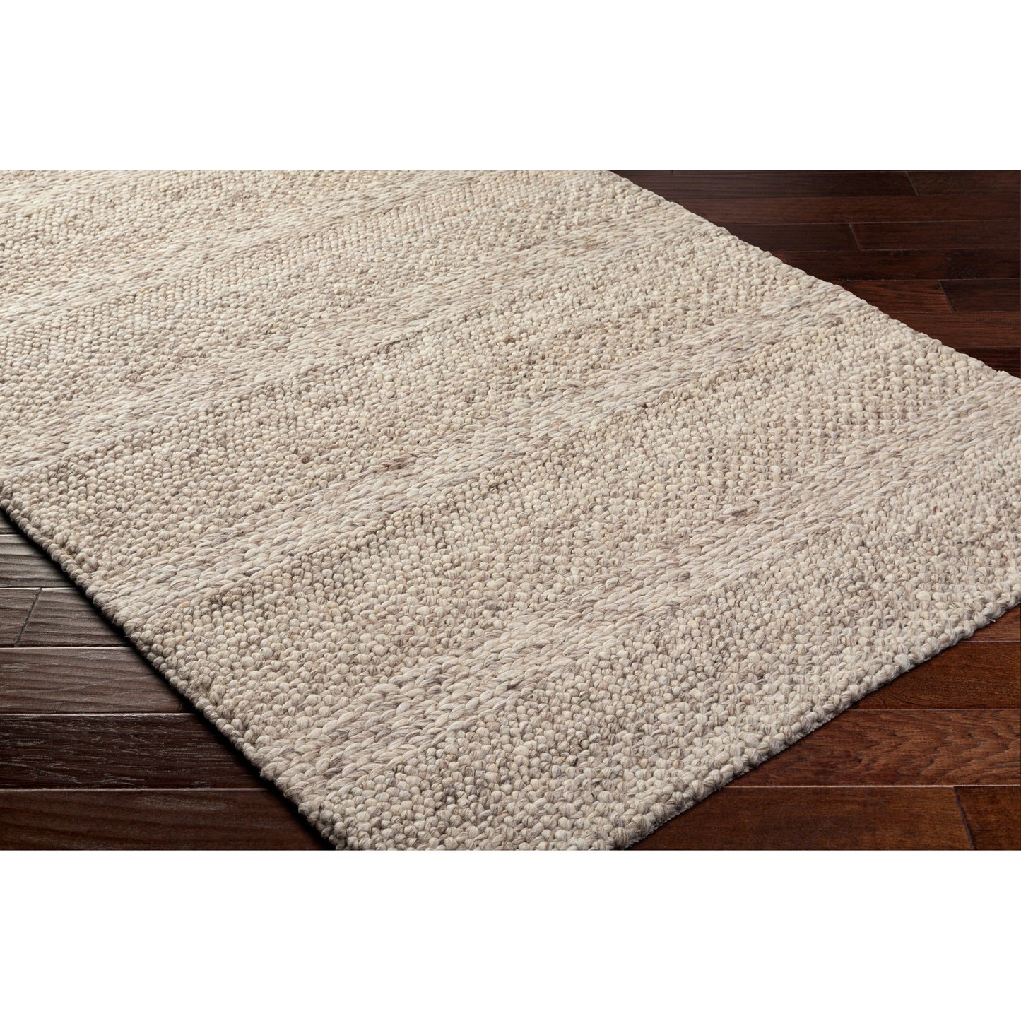 001 SI-2053198,SI-2053199,SI-2053200,SI-2053201 | Closeup | Cloud 19 CLD-2300 Rug by Livabliss in light brown, beige. Made from face: 100% wool, warp: 100% cotton in a unique style.