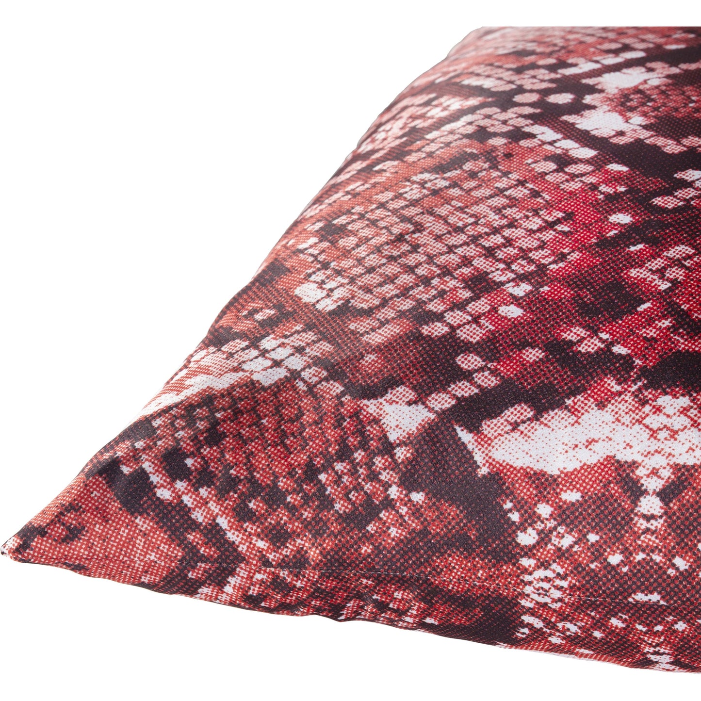 003 SI-1847740,SI-1847741,SR-879768,SR-879769 | Closeup | Chloe Pillow - 31769 by Surya in red, black, white. Made from 100% polyester in a modern style.