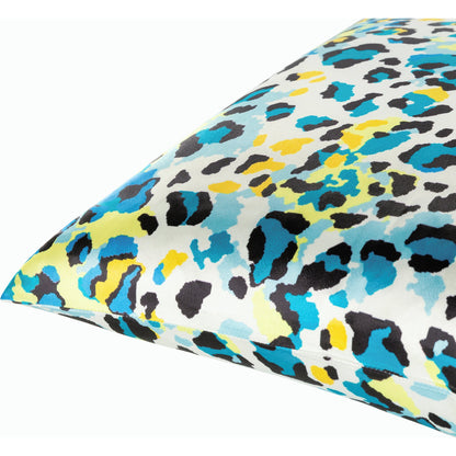 Chloe Pillow - 11665 by Surya in ivory, aqua, yellow, mustard, blue. Made from 100% polyester in a unique style.