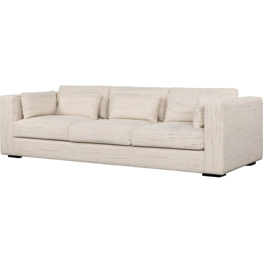 Las Vegas Clive Sofa by LH Imports in black. Made from 83% polyester, 17% acrylic, pine, foam, feather fill, plywood in a unique style.