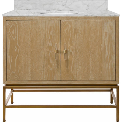 Clifford Bath Vanity by Worlds Away in dark burl wood. Made from hardwood solids, mdf, veneer, metal, marble, porcelain in a transitional style.