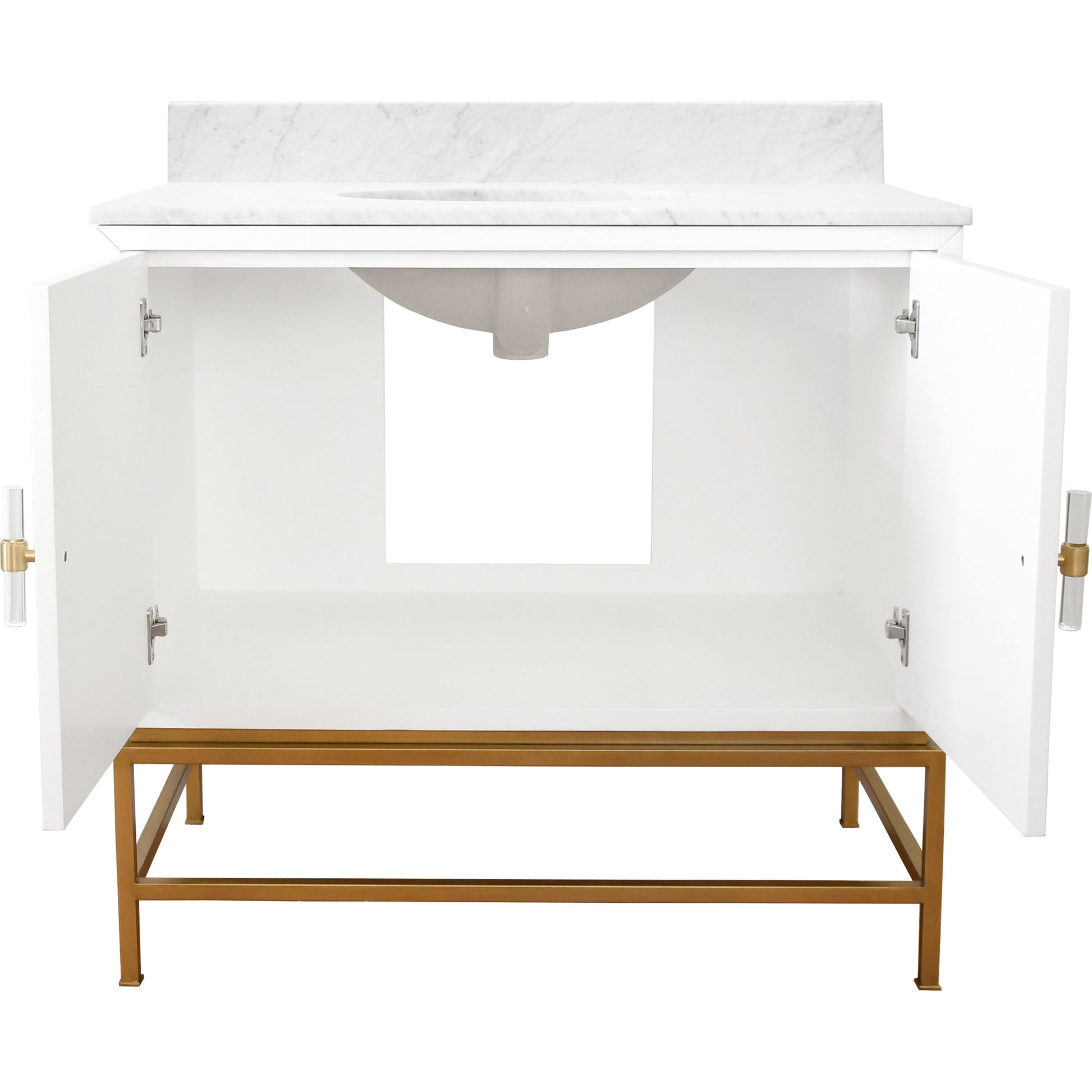 Clifford Bath Vanity by Worlds Away in dark burl wood. Made from hardwood solids, mdf, veneer, metal, marble, porcelain in a transitional style.
