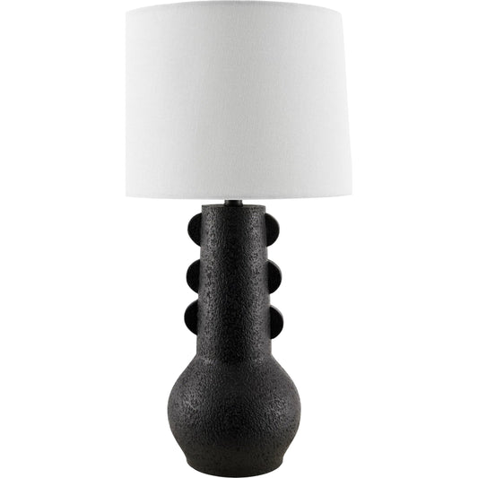 Callander Accent Table Lamp by Livabliss in painted. Made from resin, linen, plastic in a transitional style.
