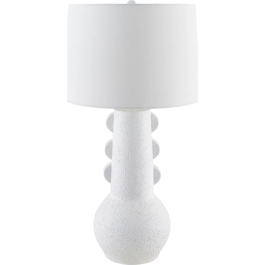 Callander Accent Table Lamp by Livabliss in painted. Made from resin, linen, plastic in a transitional style.