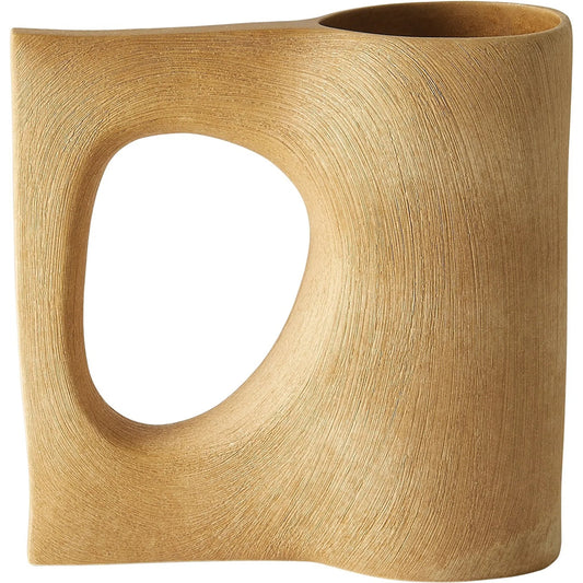 Moreau Vase by Global Views in natural. Made from ceramic in a cottage & farmhouse style.