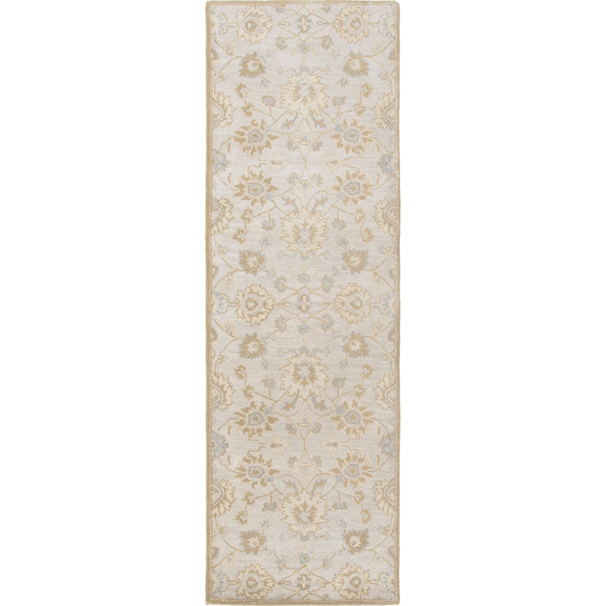 Castello Rug - 15148 by Surya in light beige, light gray, tan, slate, brown. Made from 100% wool in a unique style.