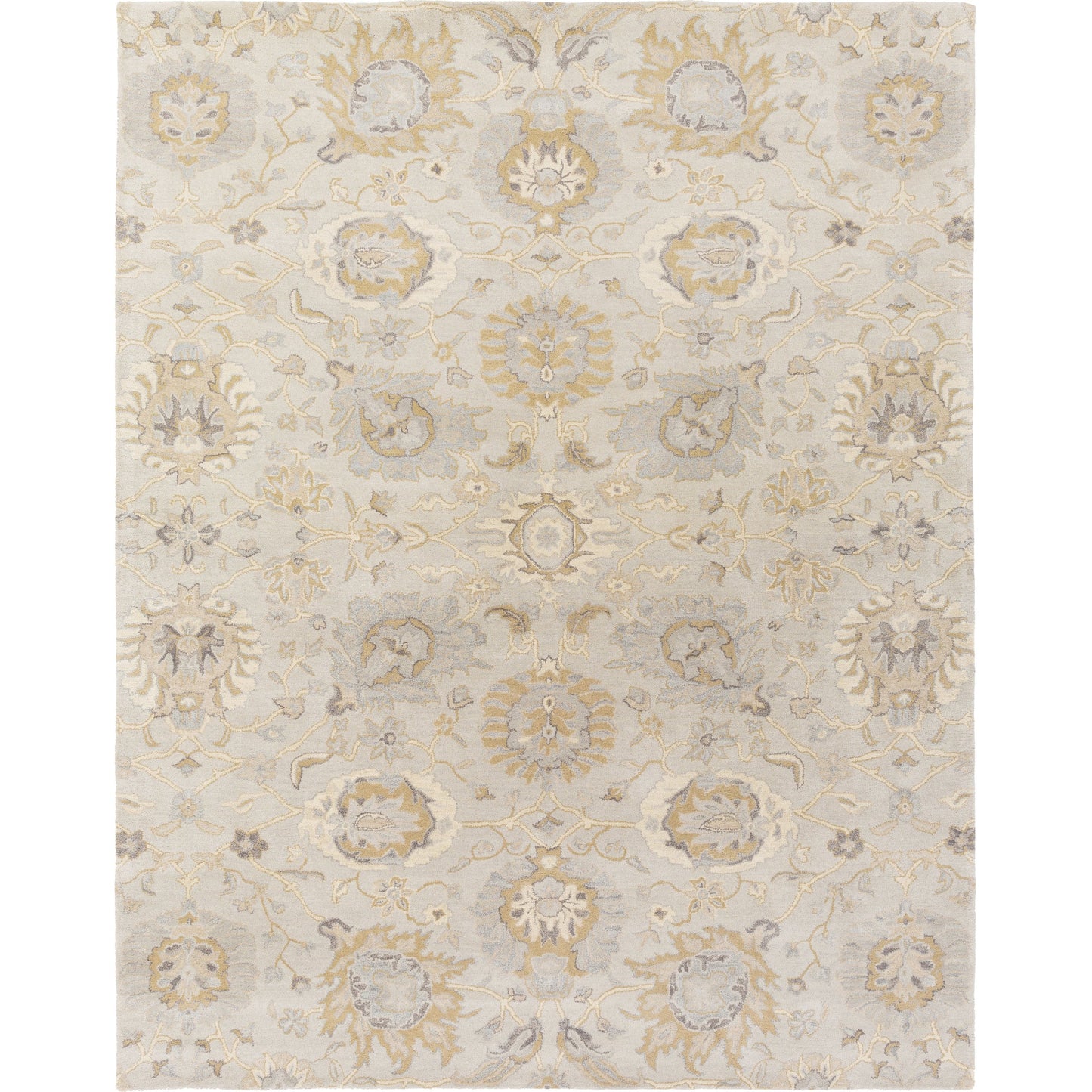 001 73073-27806 | Primary Silo | Castello Rug - 15148 by Surya in light beige, light gray, tan, slate, brown. Made from 100% wool in a unique style.
