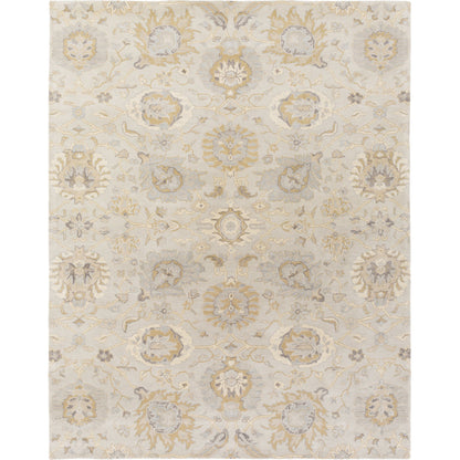 Castello Rug - 15148 by Surya in light beige, light gray, tan, slate, brown. Made from 100% wool in a unique style.