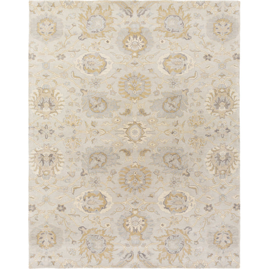 Castello Rug - 15148 by Surya in light beige, light gray, tan, slate, brown. Made from 100% wool in a unique style.