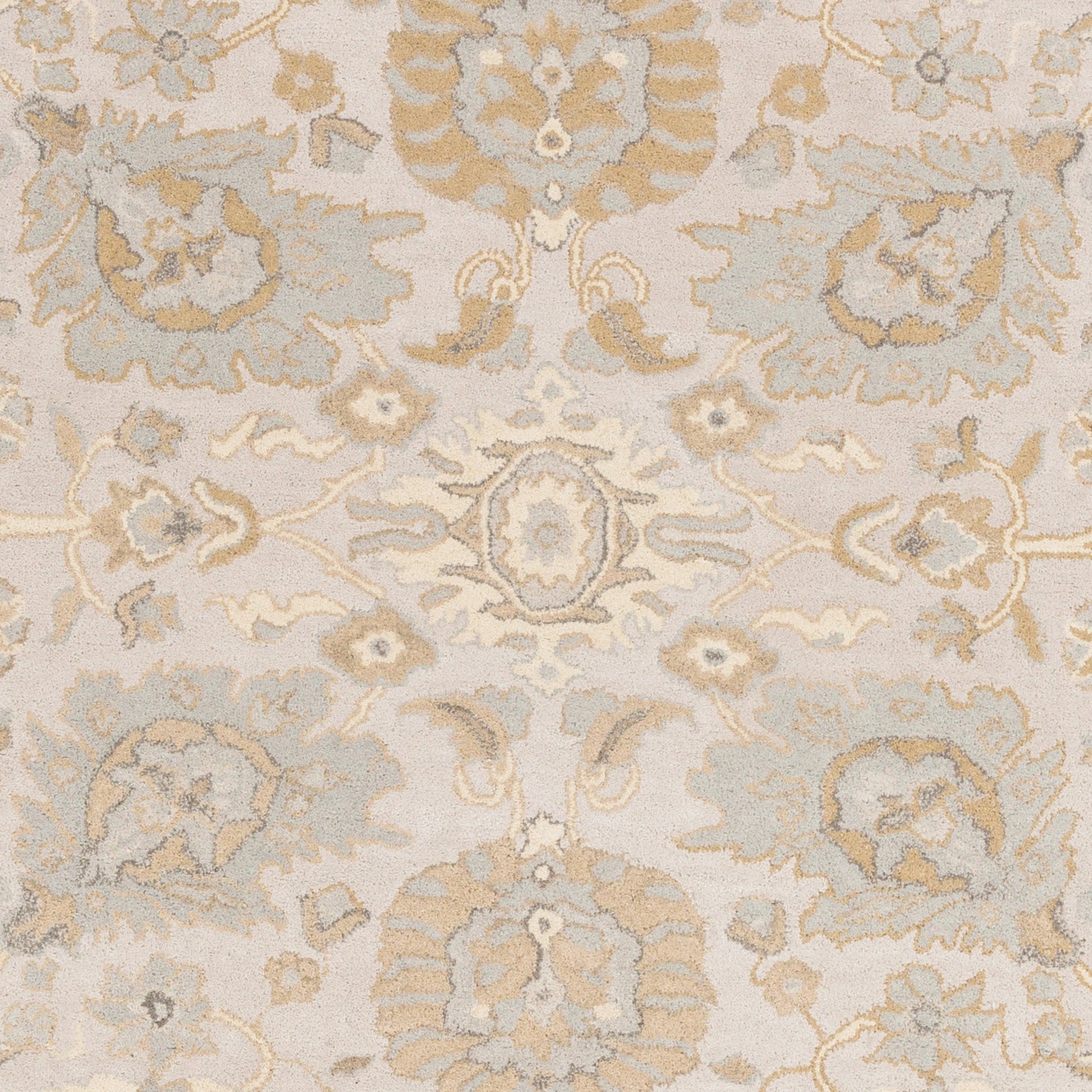 Castello Rug - 15148 by Surya in light beige, light gray, tan, slate, brown. Made from 100% wool in a unique style.