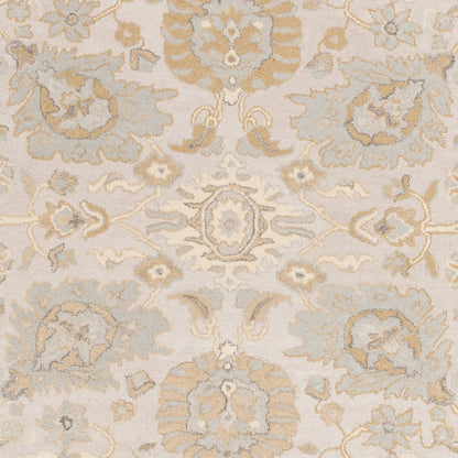 Castello Rug - 15148 by Surya in light beige, light gray, tan, slate, brown. Made from 100% wool in a unique style.