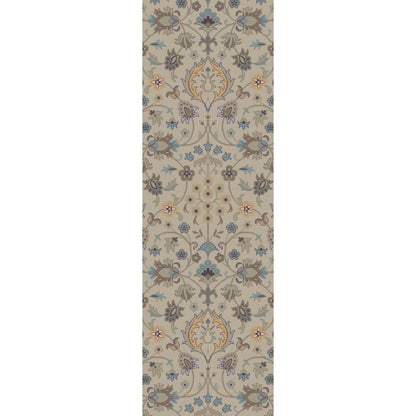 Castello Rug - 15550 by Surya in ice blue, gray, blue, taupe. Made from 100% wool in a unique style.