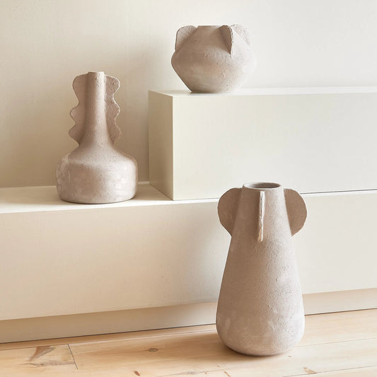 Anouar Vase by Global Views. Made from ceramic in a rustic style.