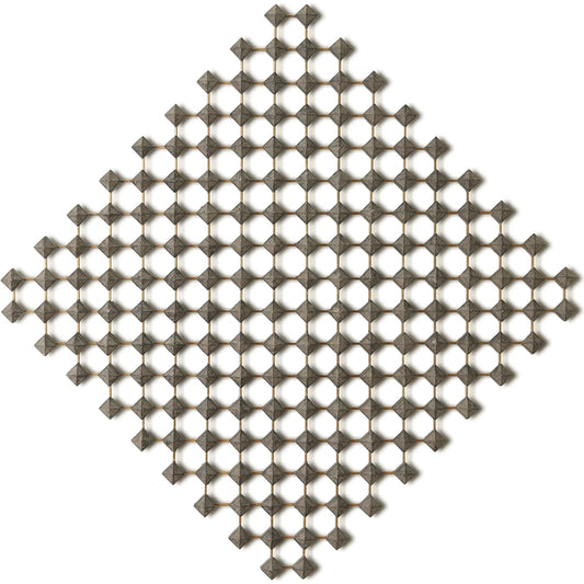 Ramus Wall Art by Global Views in wood, brass. Made from recycled wood, brass, iron in a transitional style.