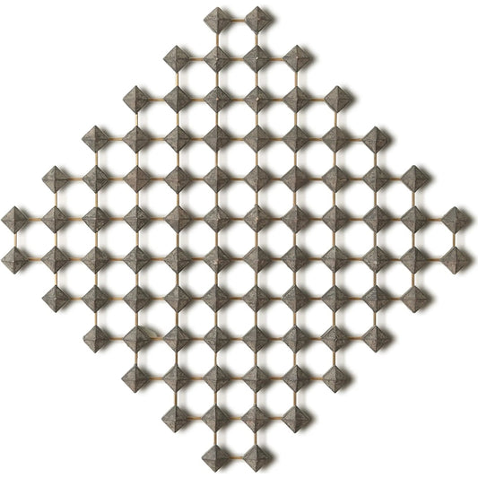 Ramus Wall Art by Global Views in wood, brass. Made from recycled wood, brass, iron in a transitional style.