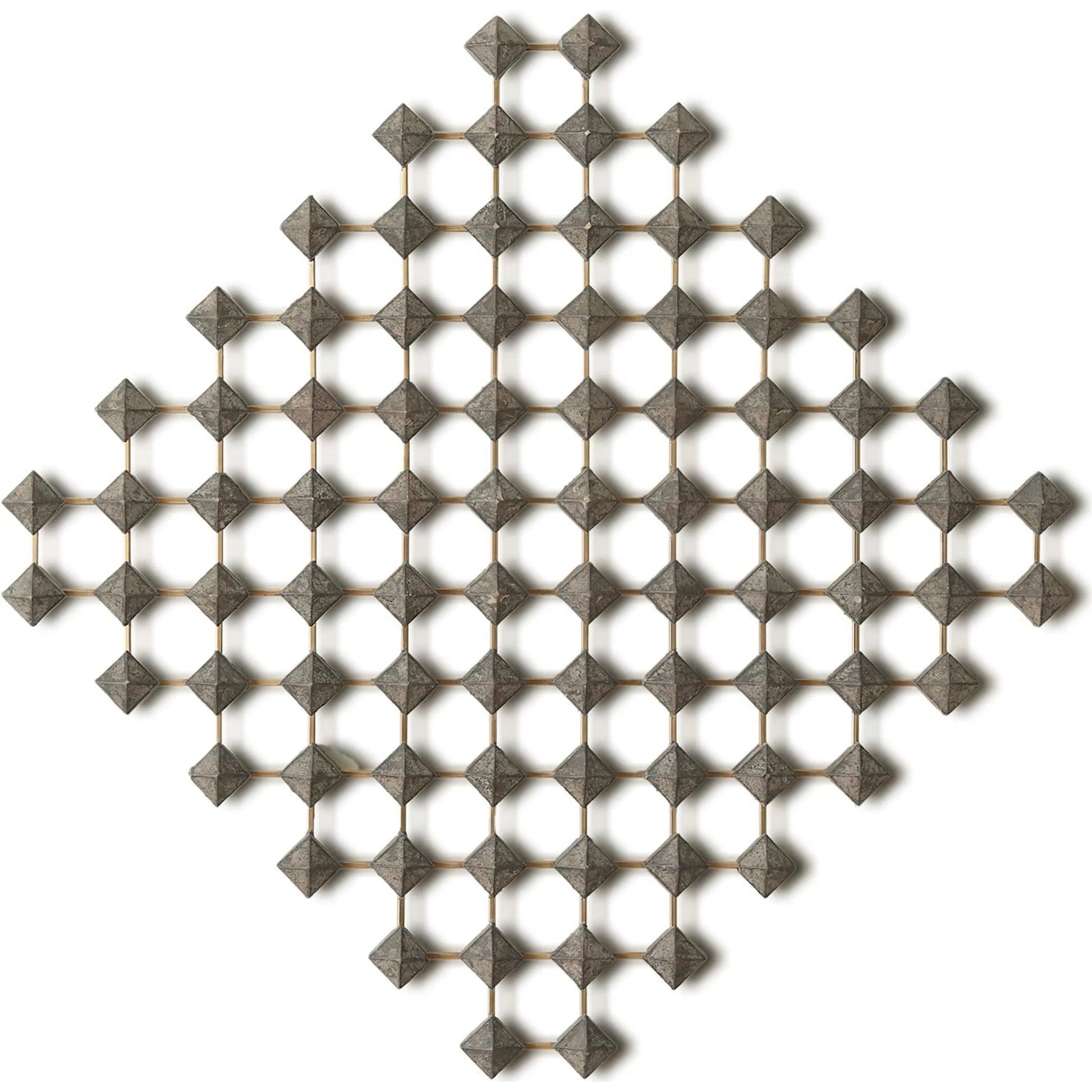 Ramus Wall Art by Global Views in wood, brass. Made from unique in a modern style.
