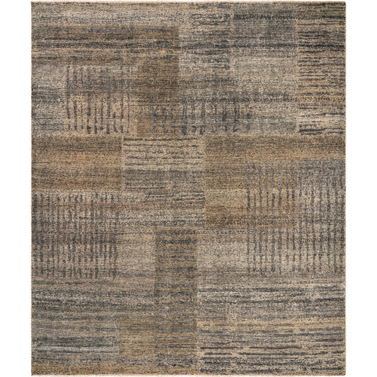 Clemente Rug - 533752 by Surya in prairie dust, army green, walnut, grey, khaki. Made from wool in a unique style.