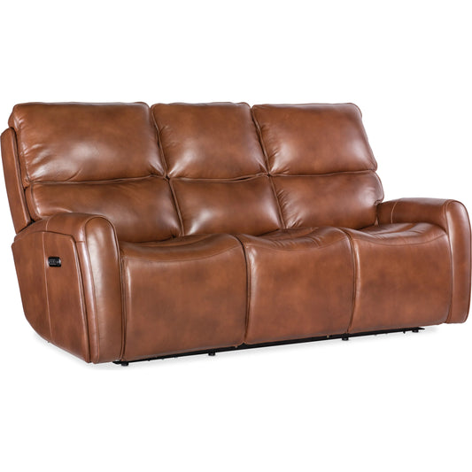 Crosby Zero Gravity Power Sofa with Power Headrest and Lumbar by Hooker Furniture in brown. Made from unique in a unique style.