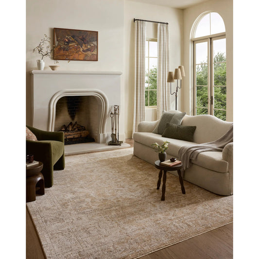 Clarisse CLS-03 Rug by Loloi in taupe, dove. Made from 50% polyester, 50% polypropylene in a unique style.