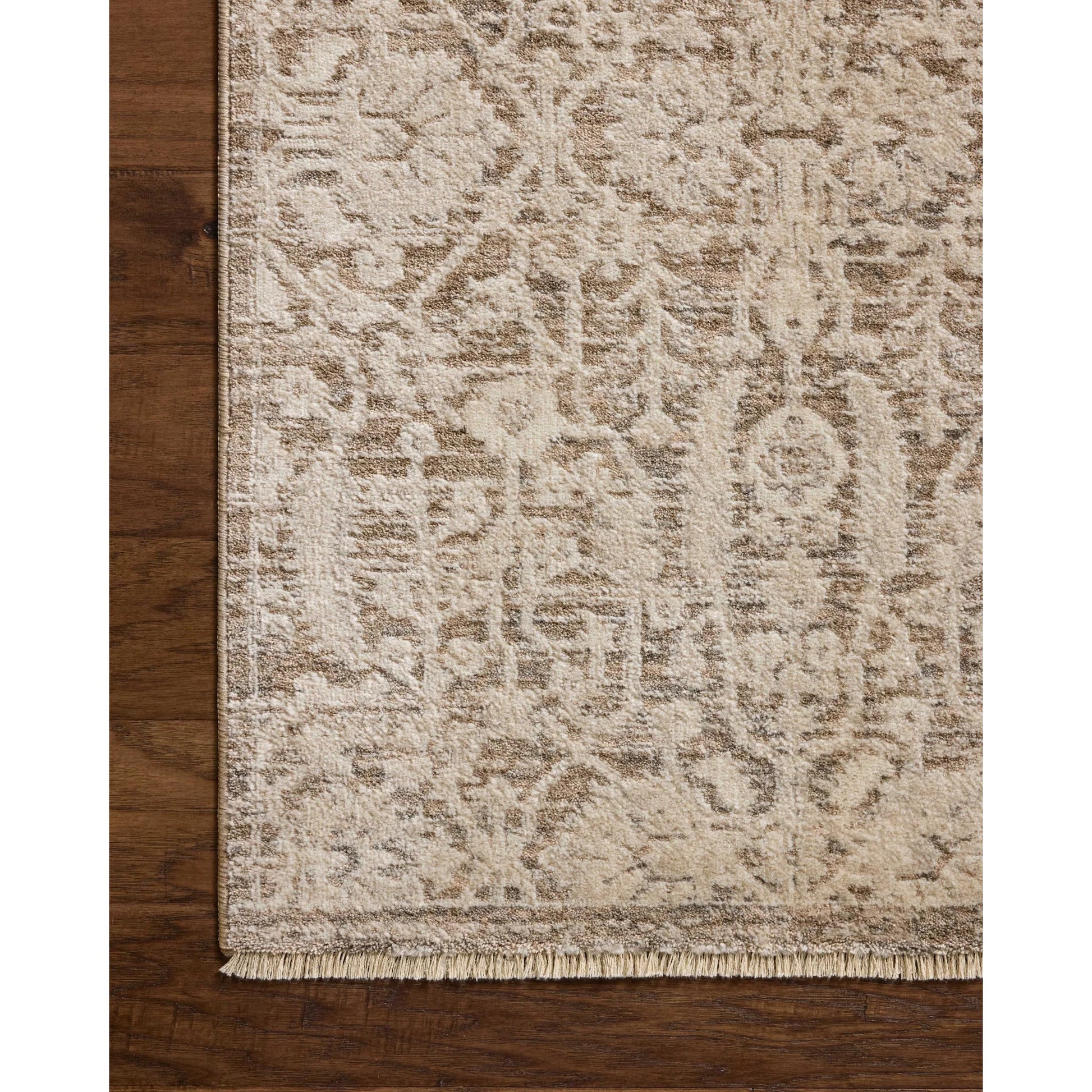 Clarisse CLS-06 Rug by Loloi in fog, bone. Made from 50% polyester, 50% polypropylene in a unique style.