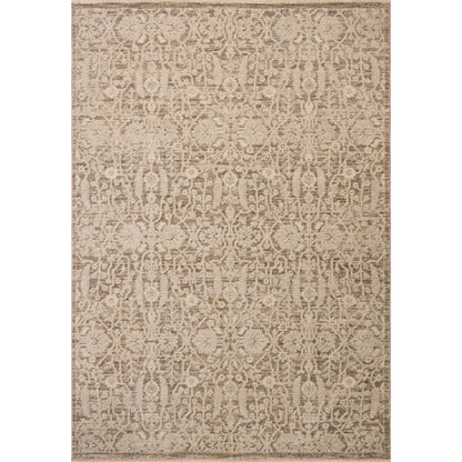 Clarisse CLS-06 Rug by Loloi in fog, bone. Made from 50% polyester, 50% polypropylene in a unique style.