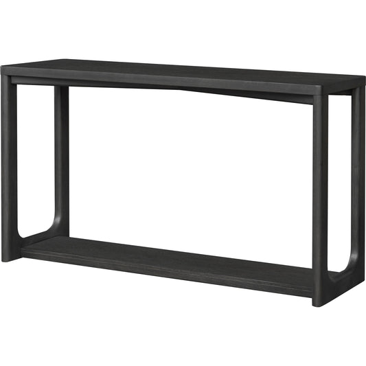 Callister Console Table - 531815 by Surya. Made from top: wood veneer, manufactured wood, base: oak in a modern style.