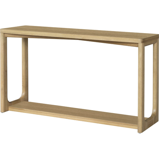 Callister Console Table - 531815 by Surya. Made from top: wood veneer, manufactured wood, base: oak in a modern style.