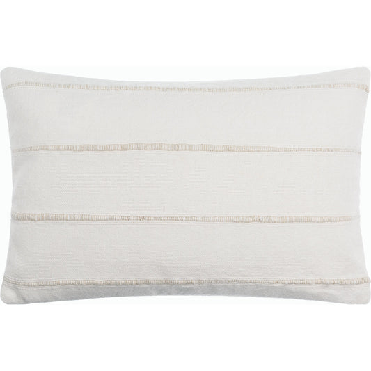 Charleston Lumbar Pillow - 516444 by Surya in ivory. Made from linen, cotton in a modern style.