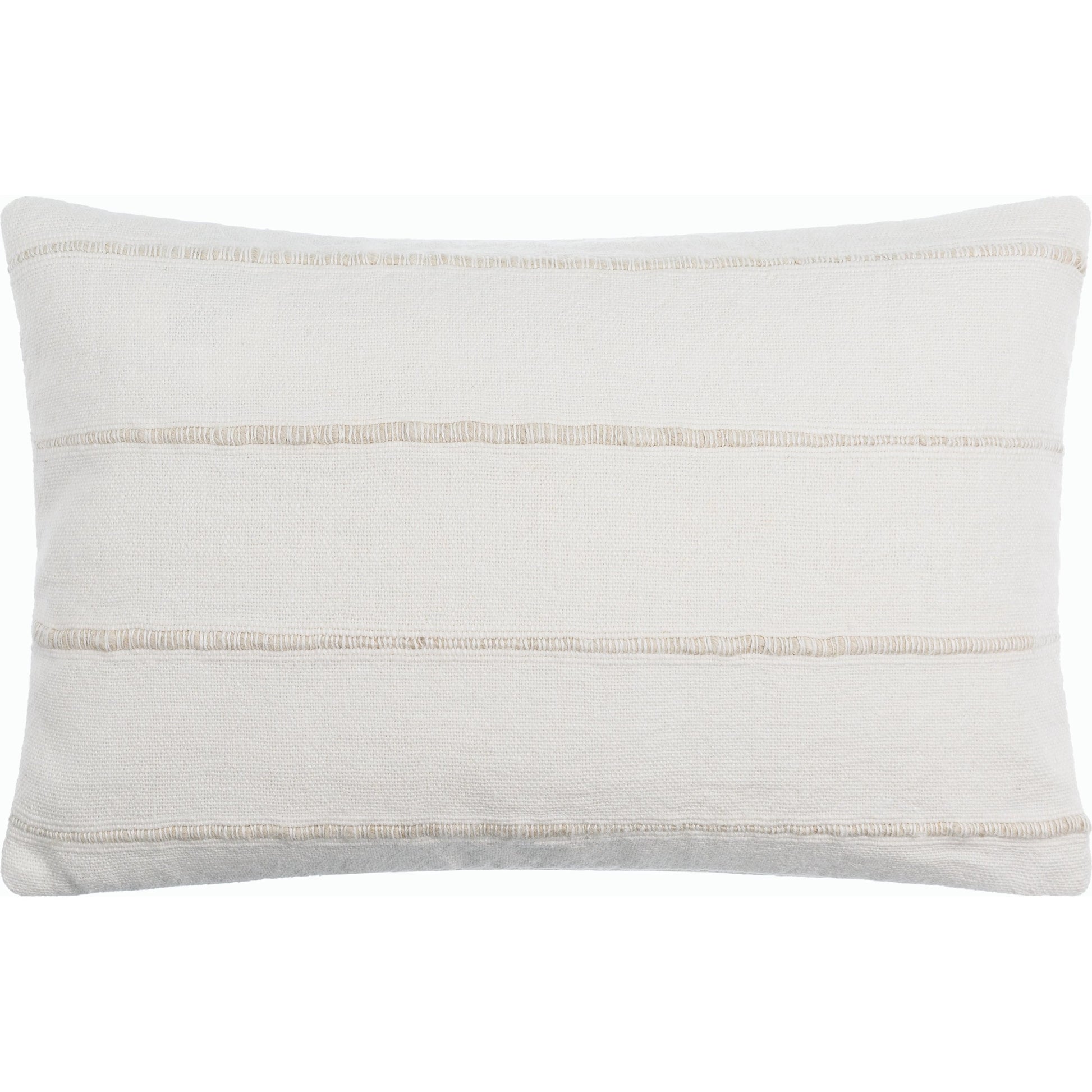 Charleston Lumbar Pillow - 516444 by Surya in ivory. Made from linen, cotton in a modern style.