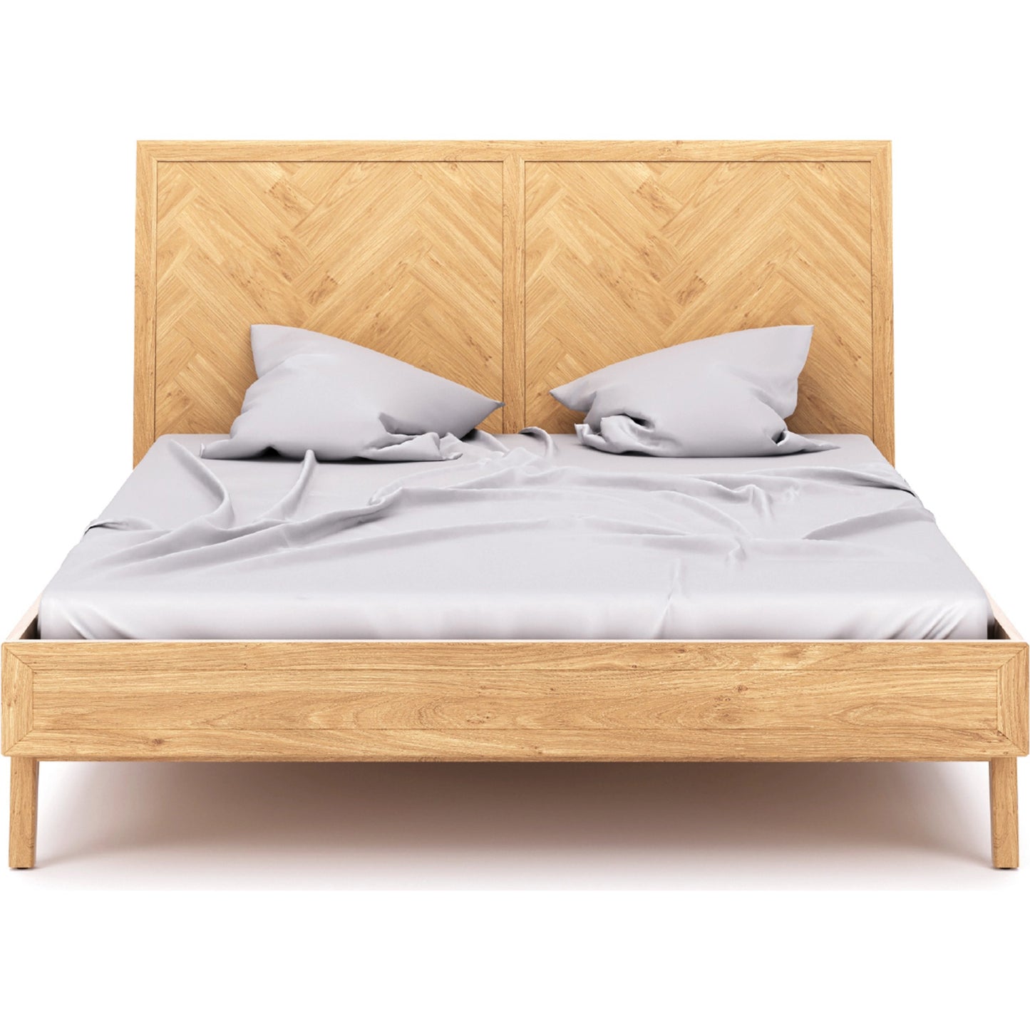 003 SI-2004191 | Additional Silo | Colton Bed by LH Imports in light brown. Made from solid oak, mdf oak veneer in a modern style.
