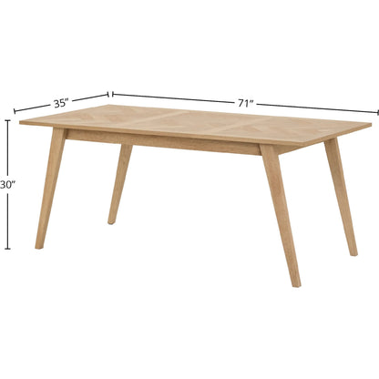 Colton Small Dining Table by LH Imports in natural. Made from unique in a transitional style.