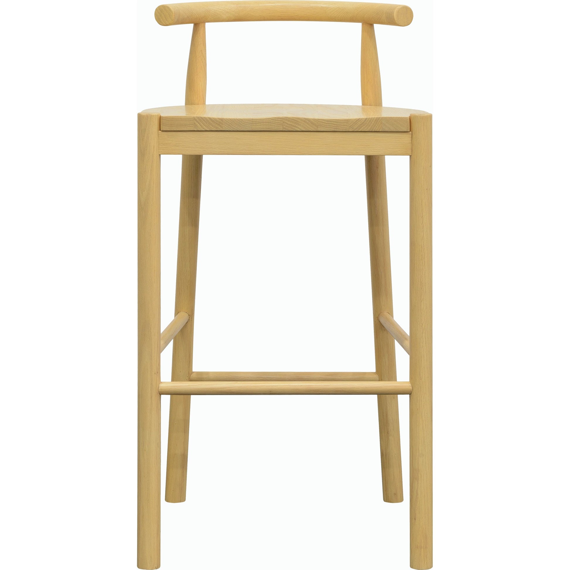 Callum Bar Stool - 530610 by Surya in top: wheat, base: wheat and naturalnatural. Made from oak in a modern style.