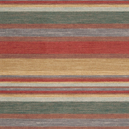 Calvin Rug - 1736 by Surya in red, mustard. Made from 100% wool in a unique style.