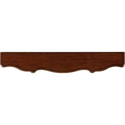 Hall Console by Hooker Furniture in cherry. Made from cherry, chestnut burl veneers in a traditional style.